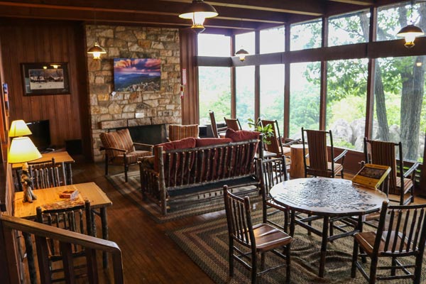 Registration Office Sitting Area at Skyland in Shenandoah National Park